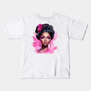 Afro Beauty Women Kids T-Shirt